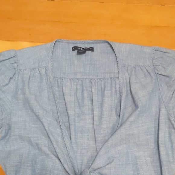 Gap wrap around denim dress - Picture 2 of 3